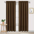 DWCN Blackout Curtains Room Darkening Thermal Insulated Bedroom Curtains Window Curtain Panels, 52
