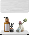 2PCS Water Absorbing Stone Tray, Fast Drying Stone Sink Tray, Water Absorbent Diatomite Trays