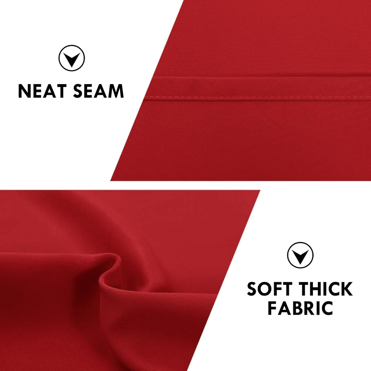 DWCN Christmas Blackout Curtains for Bedroom – Thermal Insulated Energy Saving Drapes for Living