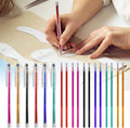 36pcs Heat Erasable Pens for Fabric, Assorted Colors, Fabric Pens for Sewing Erasable for Quilting