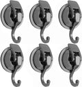 Heavy Duty Suction Cup Hooks for Shower, Bathroom Robe - Vacuum Glass Hooks, Reusable, No Hole