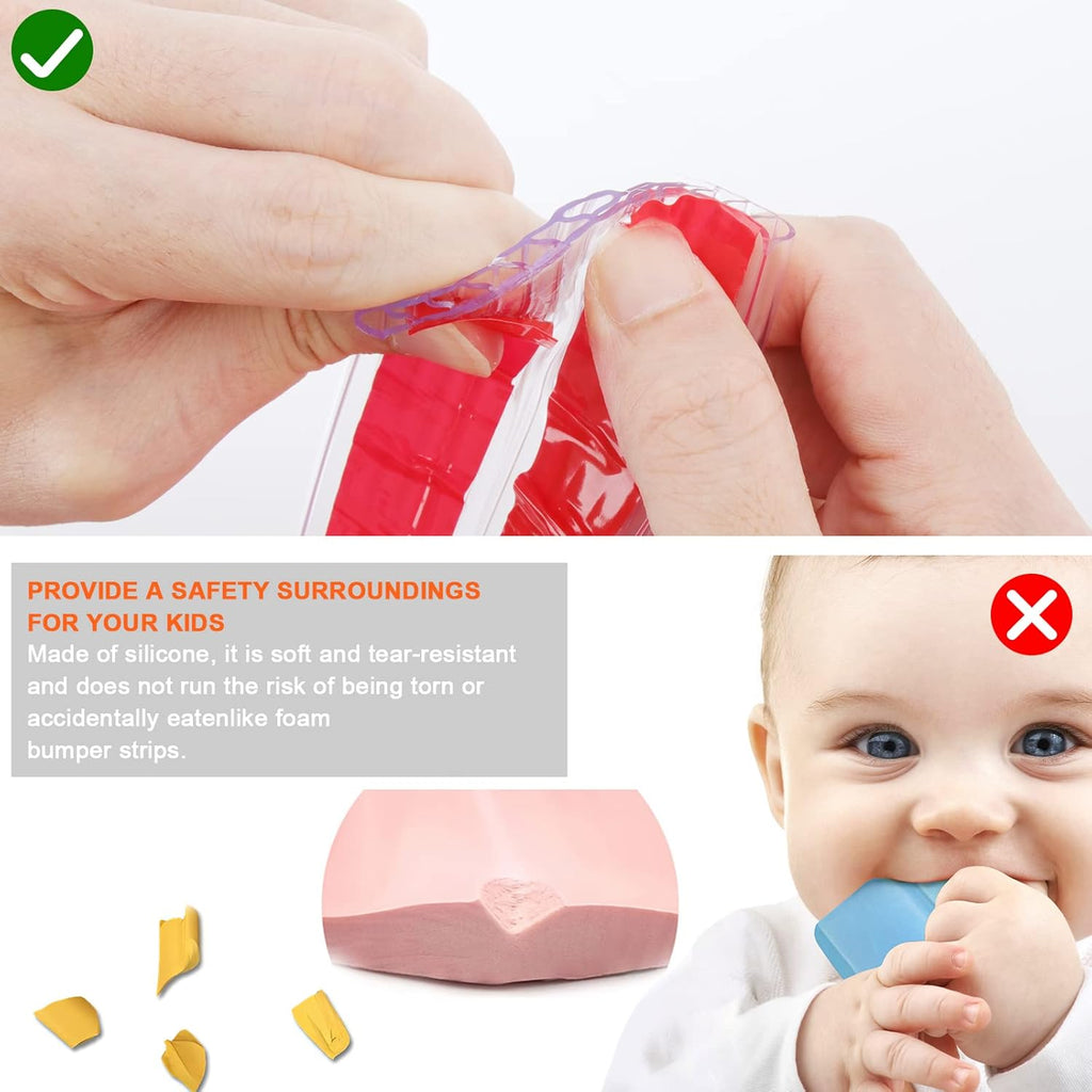 HOMREALM Baby Proofing 7.05ft Long (1.57" Wide) Corner Protector Baby Corner Guards Furniture
