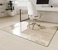 Koonmi Tempered Glass Chair Mat 60"x46" - Premium Office Chair Mat for Hardwood Floors & Low-Pile