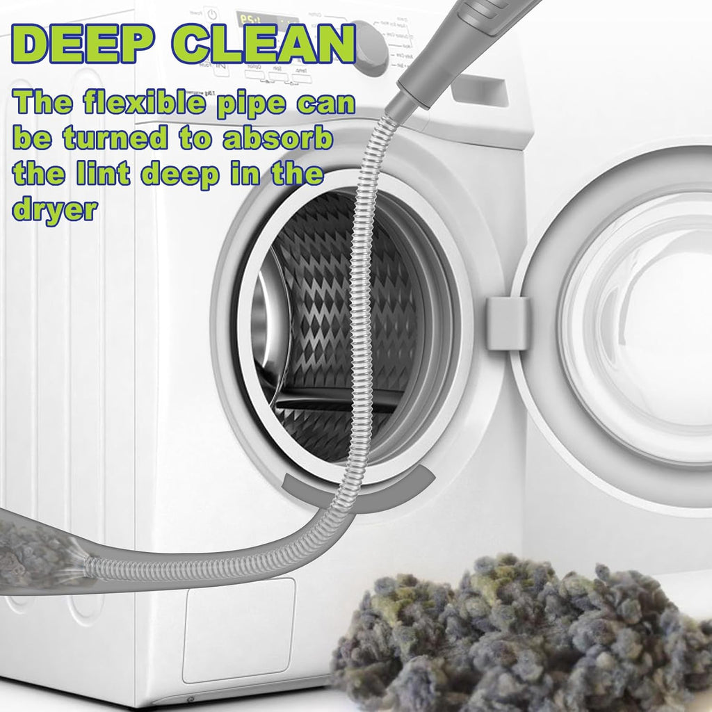 Sealegend Dryer Vent Cleaner Kit Dryer Lint Vacuum Attachment Lint Remover,Dryer Vent Vacuum Hose