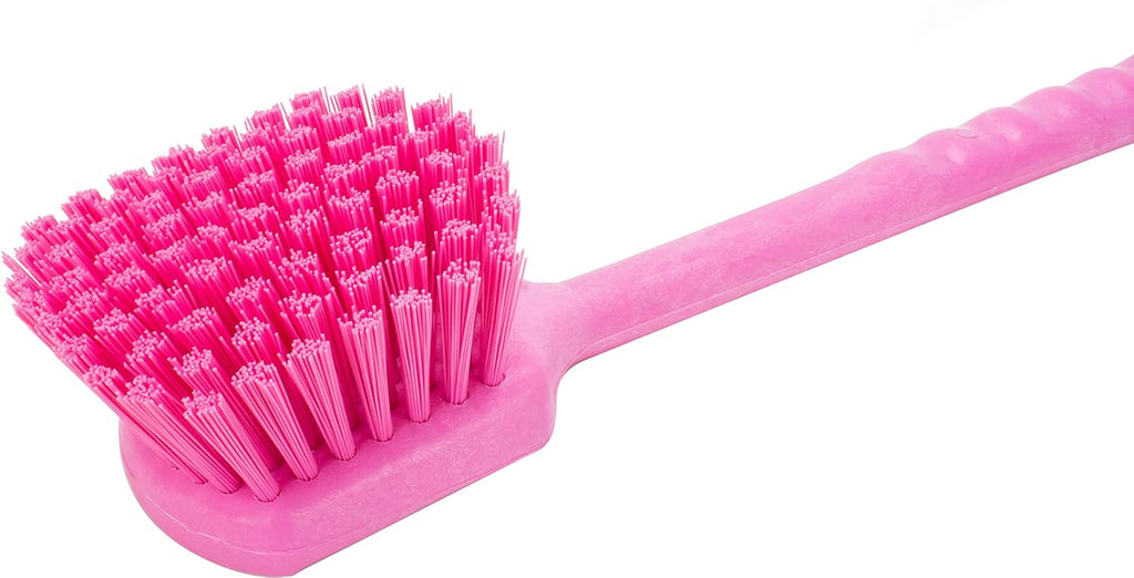 SPARTA 40501EC26 Plastic Large Scrub Brush, Kitchen Brush, Utility Brush With Long Handle For