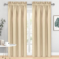 DWCN Blackout Curtains Room Darkening Thermal Insulated Bedroom Curtains Window Curtain Panels, 42