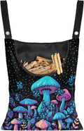 Blue Mushroom Adjustable Door-Hanging Laundry Clothespin Bag Clothespin Storage Bag Laundry
