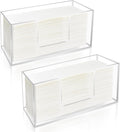 2Pack Acrylic Paper Towel Dispenser, Napkin Holder for Bathroom, Kitchen & Countertop – Paper Towel