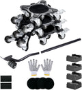 3306Lb Furniture Dolly Set, Furniture Movers with 5 Wheels Heavy Duty, Carbon Steel Panel Heavy
