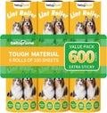 Lint Roller Refills Only, 600 Sheets Lint Rollers with Tough Paper, Ideal for Dog and Cat Hair