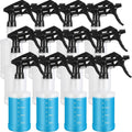 Eccliy 12 Pcs 16 Oz Plastic Spray Bottle, Adjustable Empty Reusable Sprayer for Cleaning, Planting