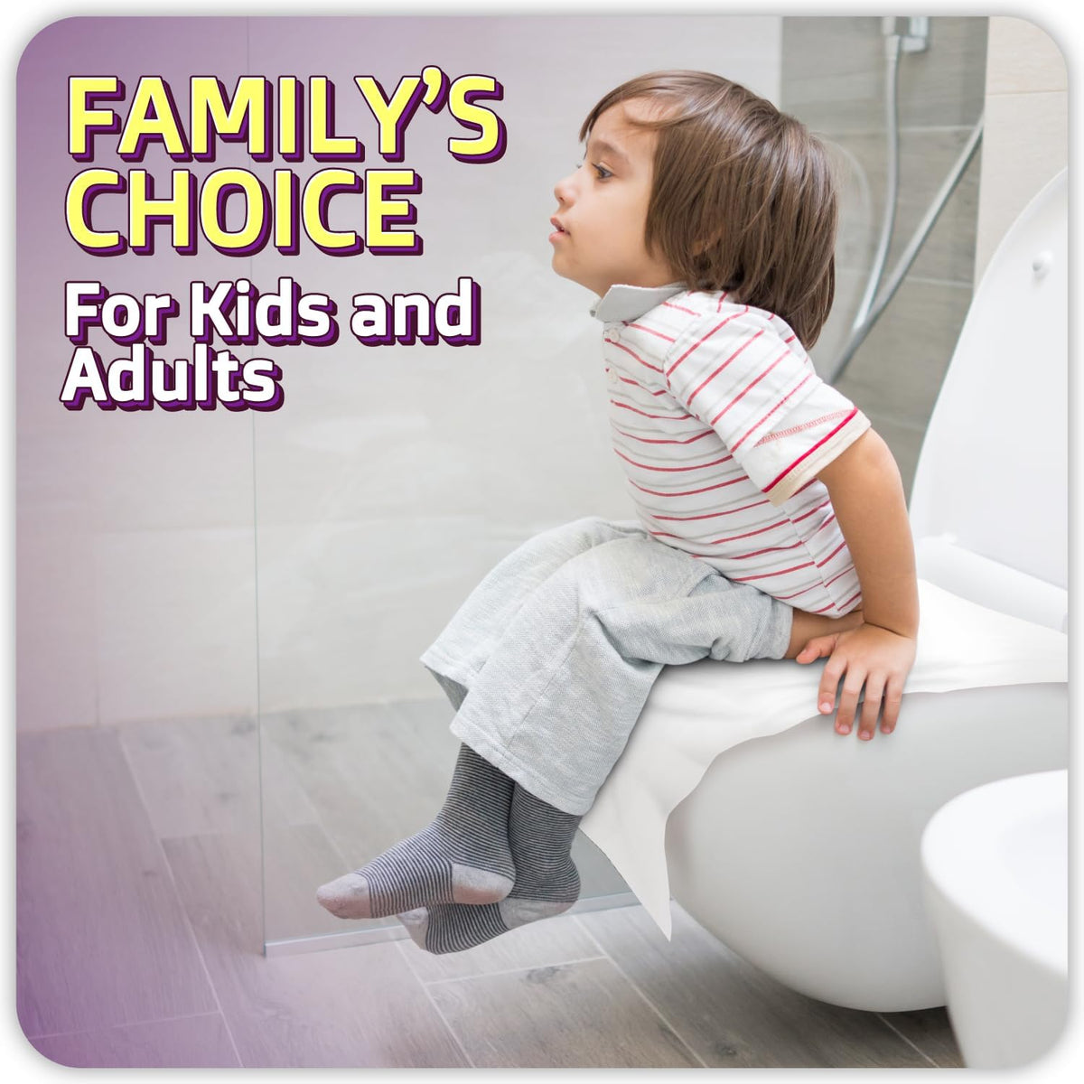 100 Pcs Disposable Toilet Seat Cover - Biodegradable and Flushable Toilet Seat Liners for Public