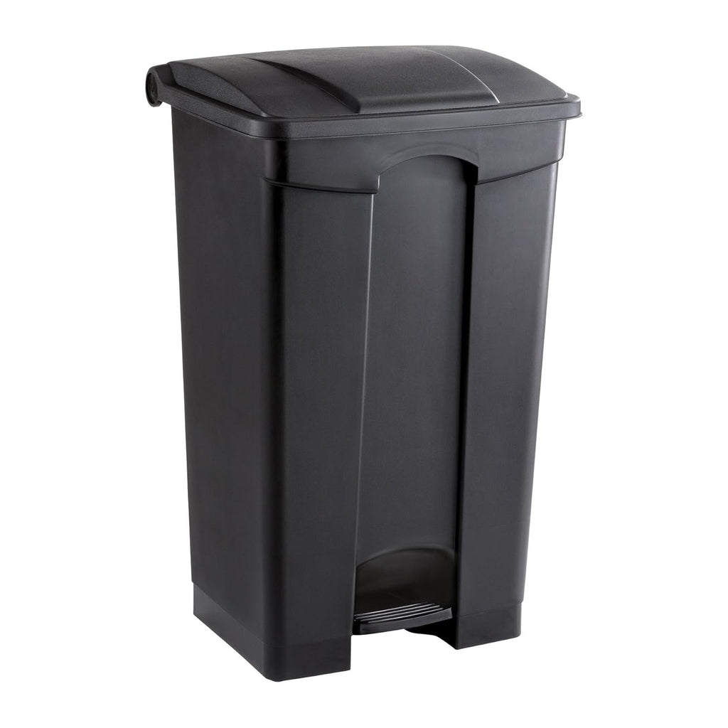 Safco Step On Plastic Trash Can with Foot Pedal, 23 Gallon Garbage Can for Kitchen, Indoor or