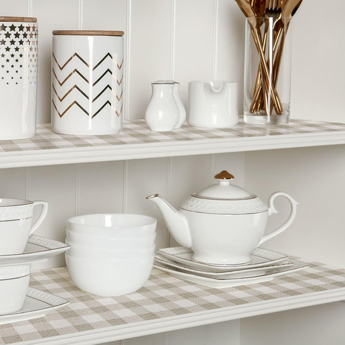 Drawer Shelf Liner for Kitchen Cabinet Liner Non-Adhesive Non-Slip Shelf Thick Strong Grip
