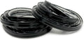 InstaTrim Black New & Improved Caulk Trim, 1/2" by 10', 2-Pack, Flexible, Waterproof for Bathroom