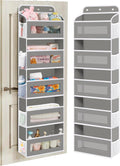 Over The Door Organizer, 5 Shelves Closet Door Hanging Organizer with 10 Mesh Pockets, Nursery