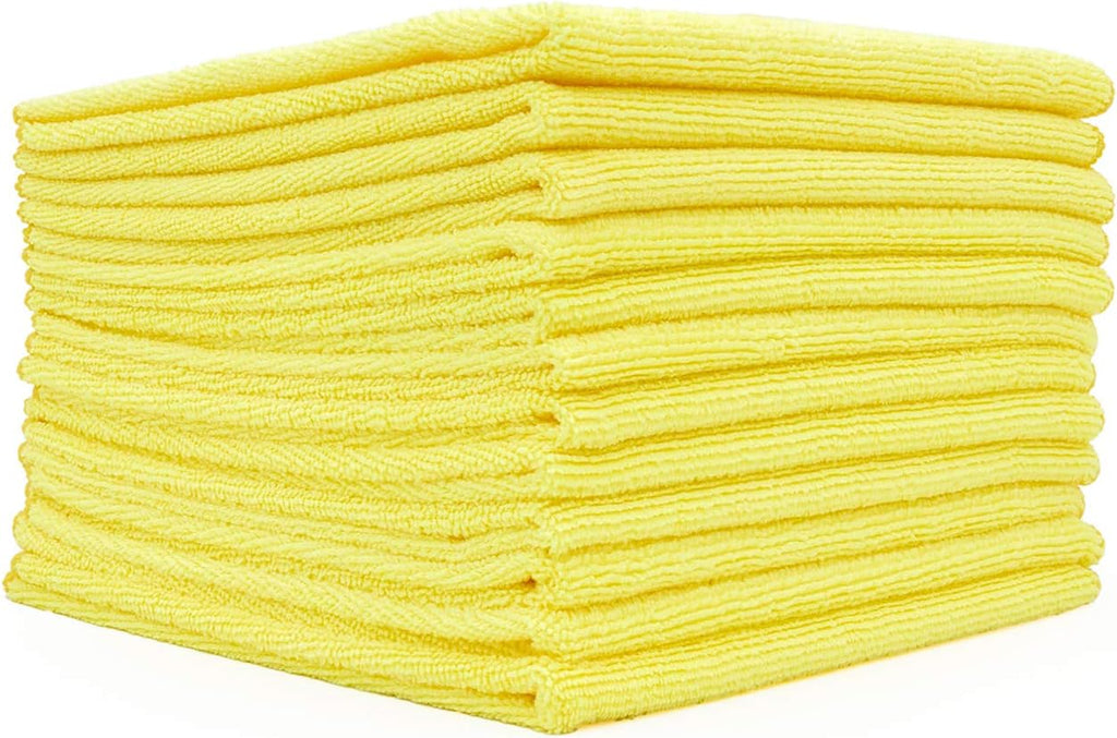 The Rag Company - All-Purpose Microfiber Terry Cleaning Towels - Commercial Grade, Highly
