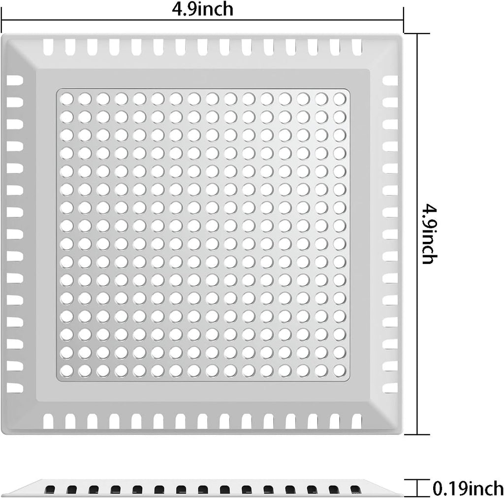 Hair Catcher/Drain Strainer/Shower Drain Cover for Bathroom Floor Drain, Stainless Steel and