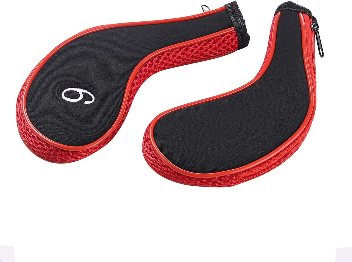 Sword &Shield sports Neoprene Zipper Golf Club Iron Head Covers Iron Covers 10pcs/Set