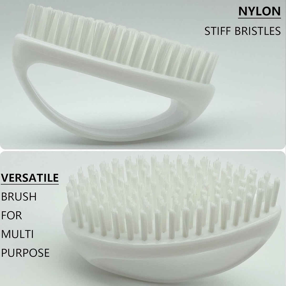 Scrub Brush for Cleaning Scrubbing Heavy Duty Stiff Nylon Bristles Cleaning Brush Multi-Purpose