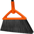 Outdoor Indoor Broom, Brooms for Sweeeping Indoor, Heavy-Duty Kitchen Broom with Long Pole, Angle