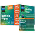 Inspire Ultra Thick Rinse Free Body Wipes, Bathing Wipes, Rinse Free Wet Wipes, Thick Strong Extra