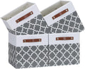 Temary 11x11x11 Cube Storage Bins Cube Organizer Bins 4 Pack Canvas Storage Bin for Home, Cube