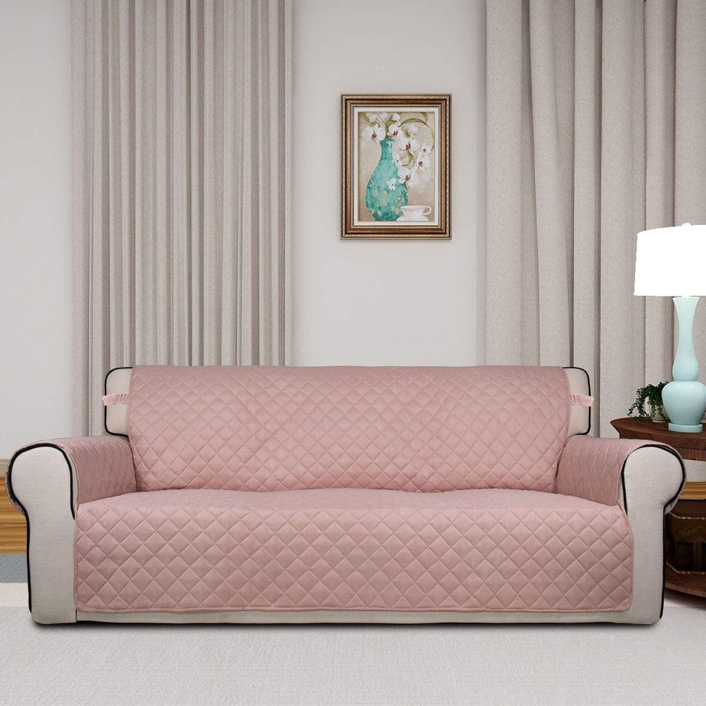 PureFit Reversible Quilted Sofa Cover, Water Resistant Slipcover Furniture Protector, Washable