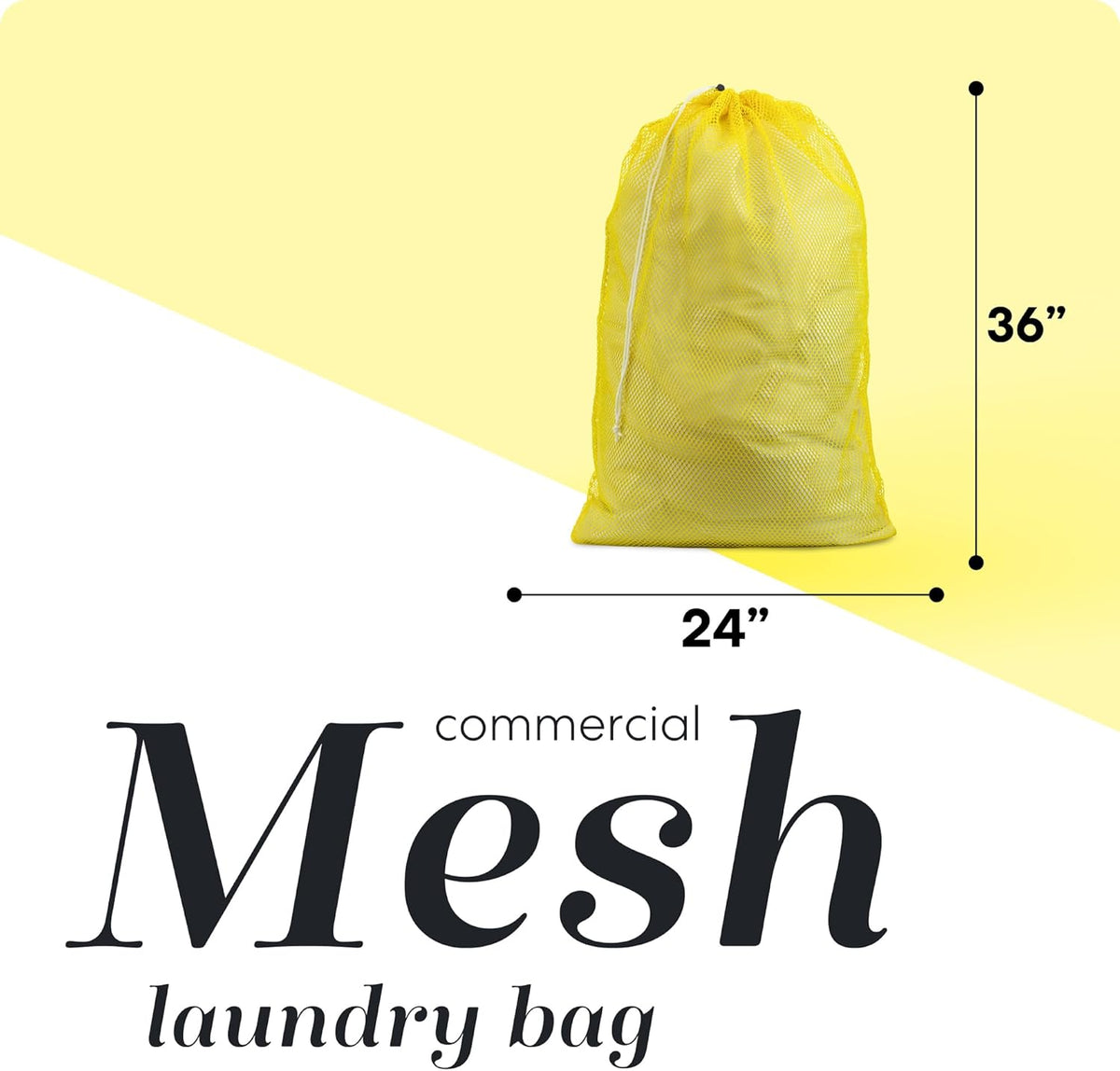 Handy Laundry Mesh XL Laundry Bag - Durable, Machine Washable with Secure Drawstring Closure