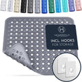 Homerella Anti Slip Shower Mat | Anti Mold Non Slip Bathtub Mat for Inside Shower | Square Floor