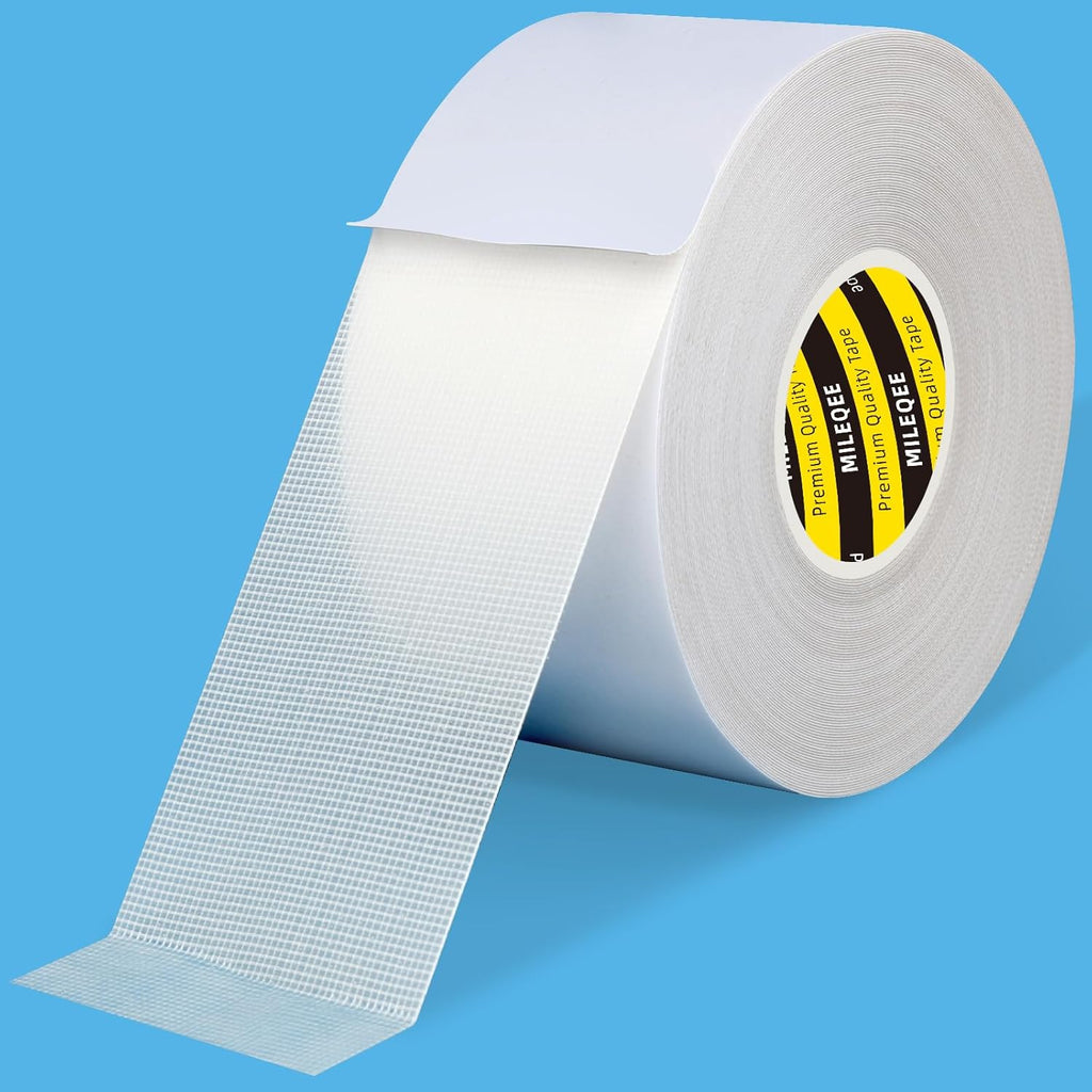 Double Sided Tape Heavy Duty, 2in x 66FT, Universal High Tack Strong Wall Adhesive with Fiberglass