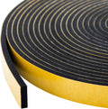 Foam Seal Tape 3-Pack, 1/2 Inch Wide X 1/8 Inch Thick, Neoprene Rubber Weather Stripping for Door