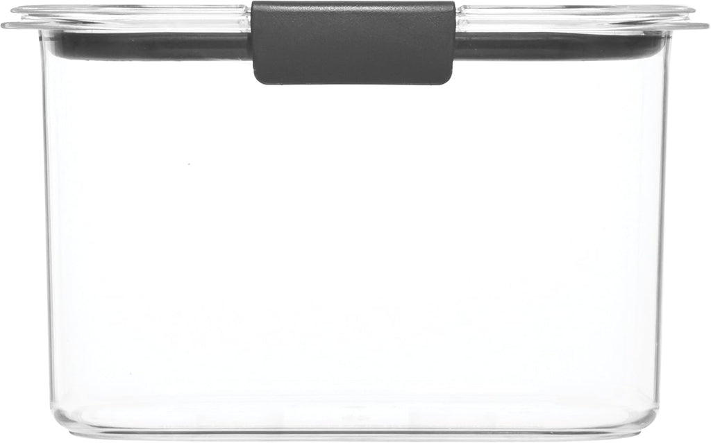 Rubbermaid Brilliance Pantry Airtight Food Storage Container, BPA-Free 7.8 Cup, Ideal for Brown