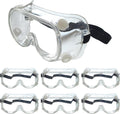 Safety Goggles 6 Pack - Anti-Fog Protective Safety Glasses - Clear Lens Adjustable Soft Lightweight