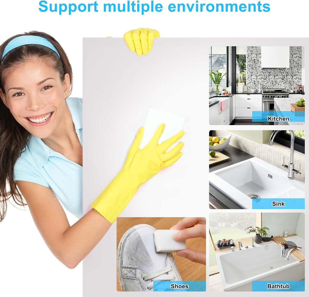 50 Pack Magic Sponge Eraser,Multi-Functional Household Cleaning Kitchen Dish Sponge for
