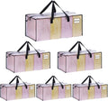 VENO 6 Pack Moving Bags Extra Large Storage Bags for College Move-In, Heavy-Duty Storage Totes