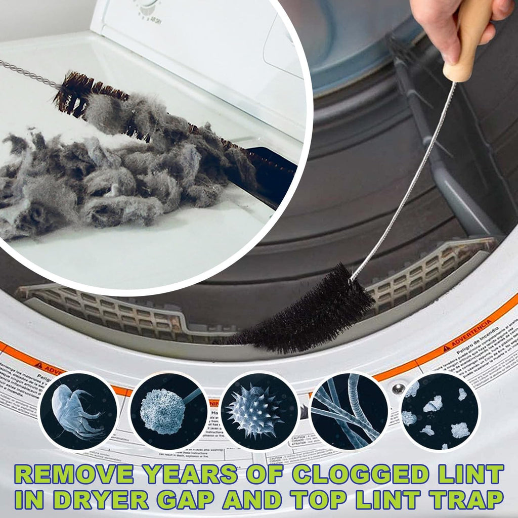 Sealegend Dryer Vent Cleaner Kit Dryer Lint Vac Attachment with Brush, Lint Remover, Dryer Vent