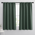 RYB HOME Room Darkening Curtains 45 inches Length, Blackout Window Curtains Drapes Energy Efficient