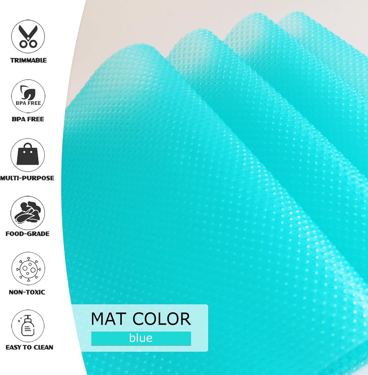 20Pcs Refrigerator Liners, Washable Fridge Liner Shelf Mats Refrigerator Pads for Cupboard Cabinet