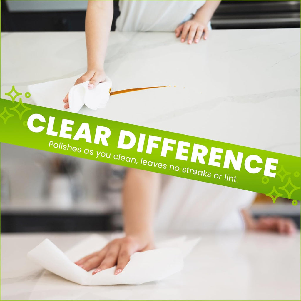 1-Pack Reusable Cleaning Cloth for Streak-Free Windows, Mirrors & All-Purpose Cleaning