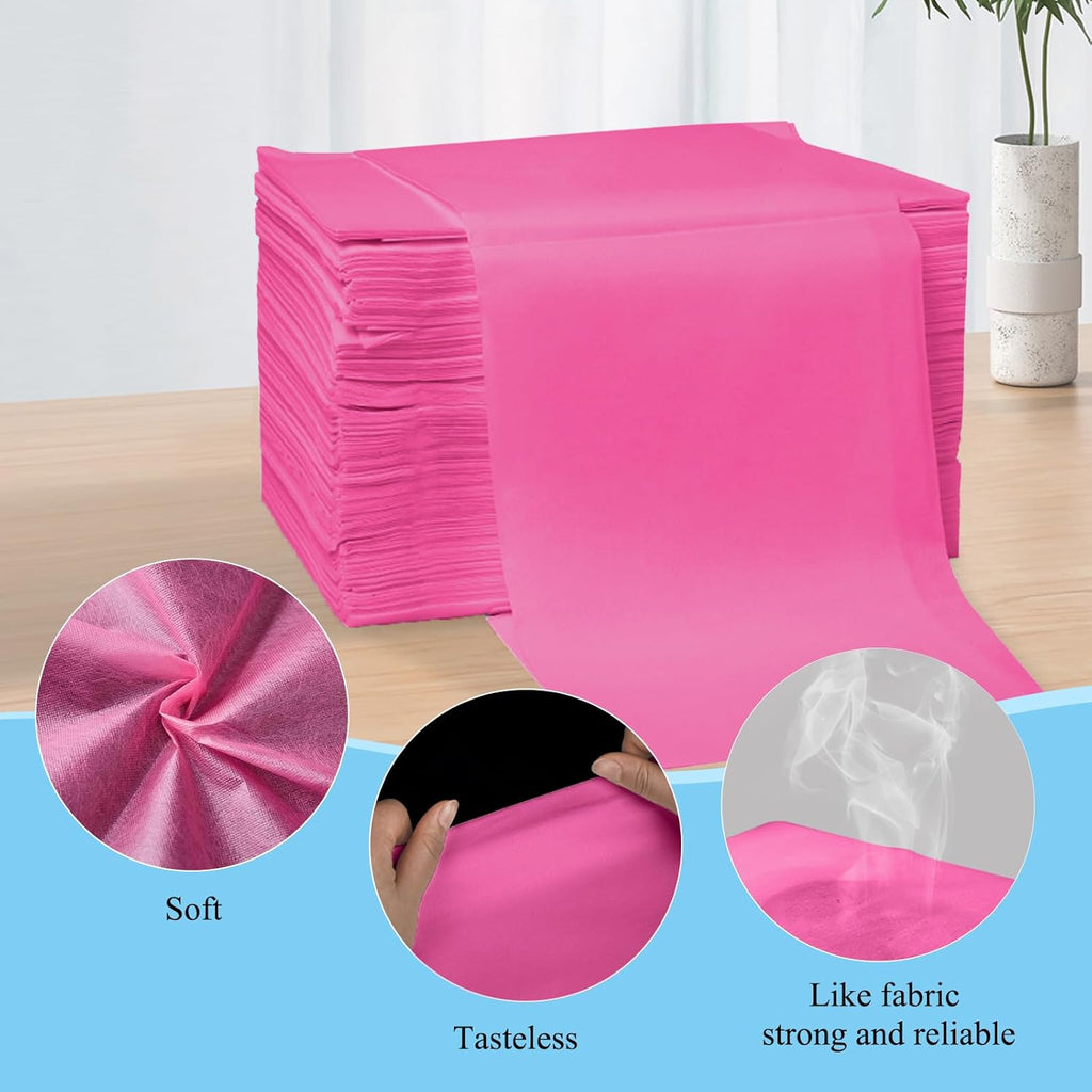 100Pcs Disposable Massage Table Sheets 31.5" x 71" Non-Woven Fabric Bed Covers for Ultimate Hygiene