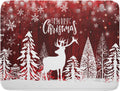 Merry Christmas Dish Drying Mats for Kitchen Counter 18x24 Inch Christmas Tree Kitchen Mat