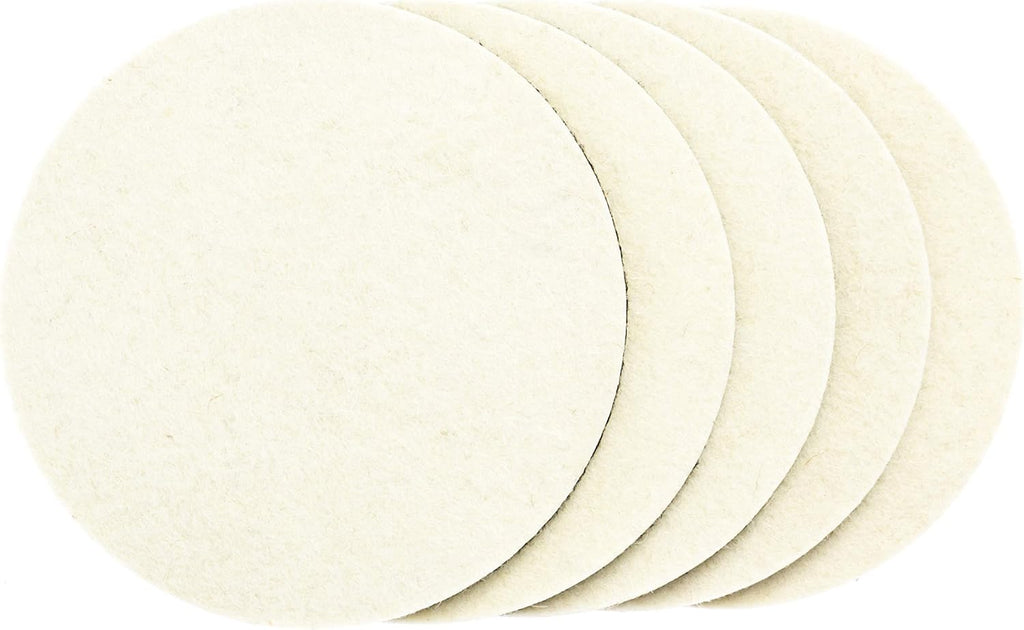 Glass Polishing Pad Discs for Use with Cerium Oxide 5 Pack | 3", 5" and 6" | Remove Scratches and