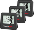 ThermoPro TP157 3 Pack Hygrometer Indoor Thermometer for Home, Room Thermometer Humidity Meter with