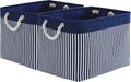 TcaFmac Organization and Storage Basket for Shelves - Large 2 Pack 16x12x12 inch Fabric Storage