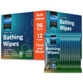 Inspire Thick Rinse Free Body Wipes, Extra Large Washcloths For Adults, Aloe Vera Enriched