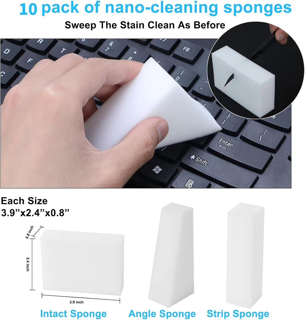 2X Density Magic Sponge Eraser,Multi-Functional Household Cleaning Kitchen Dish Sponge for