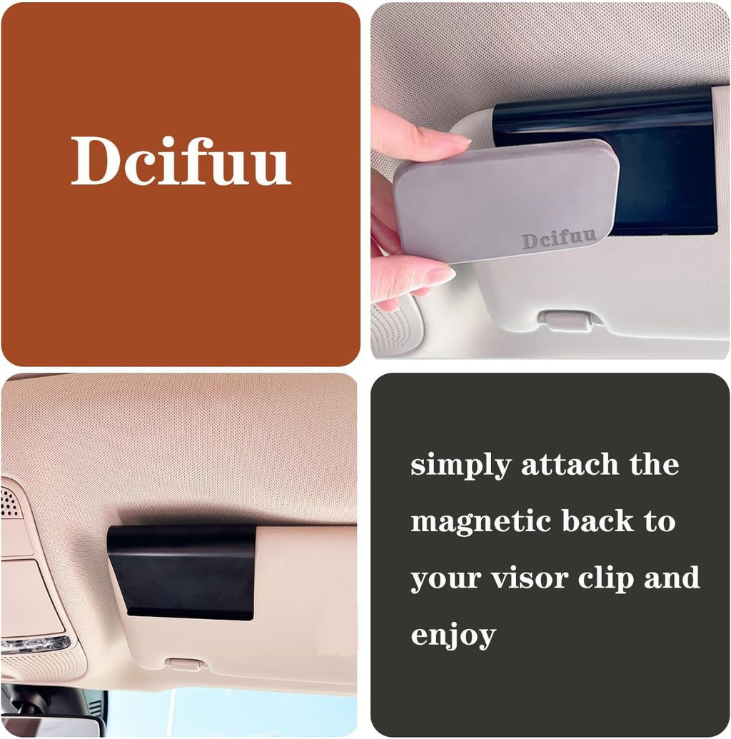Amber Air Freshener, Stone Scent Starter Kit, Odor Eliminator - Car Visor Clip (Pack of 1 - Amber
