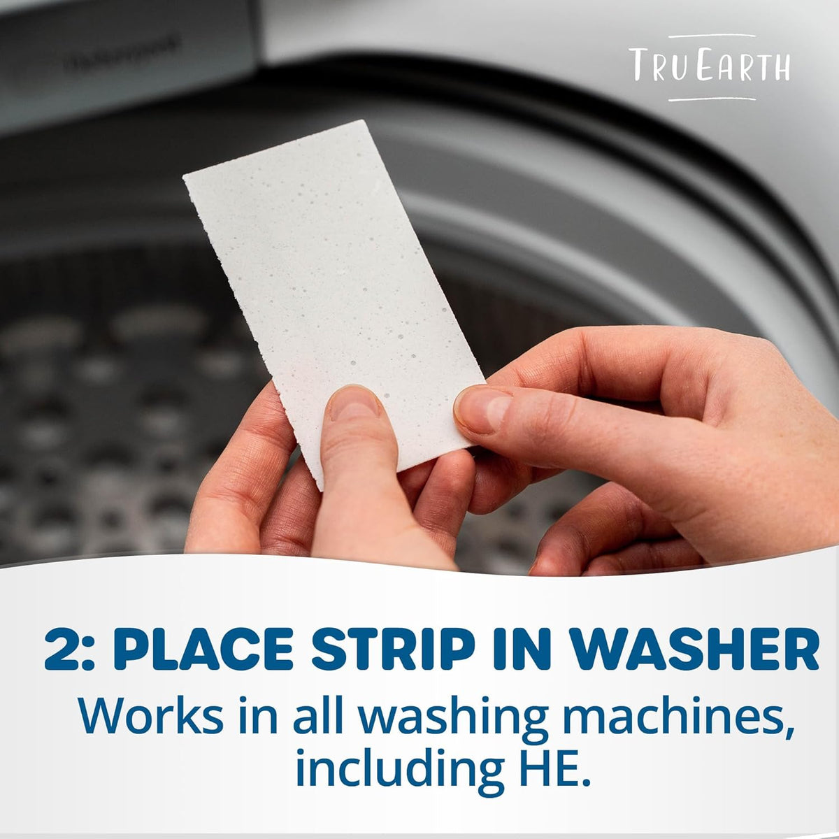 Tru Earth Platinum - Heavy Duty Laundry Detergent Sheets - Up to 64 Loads (32 Count), Fresh Linen