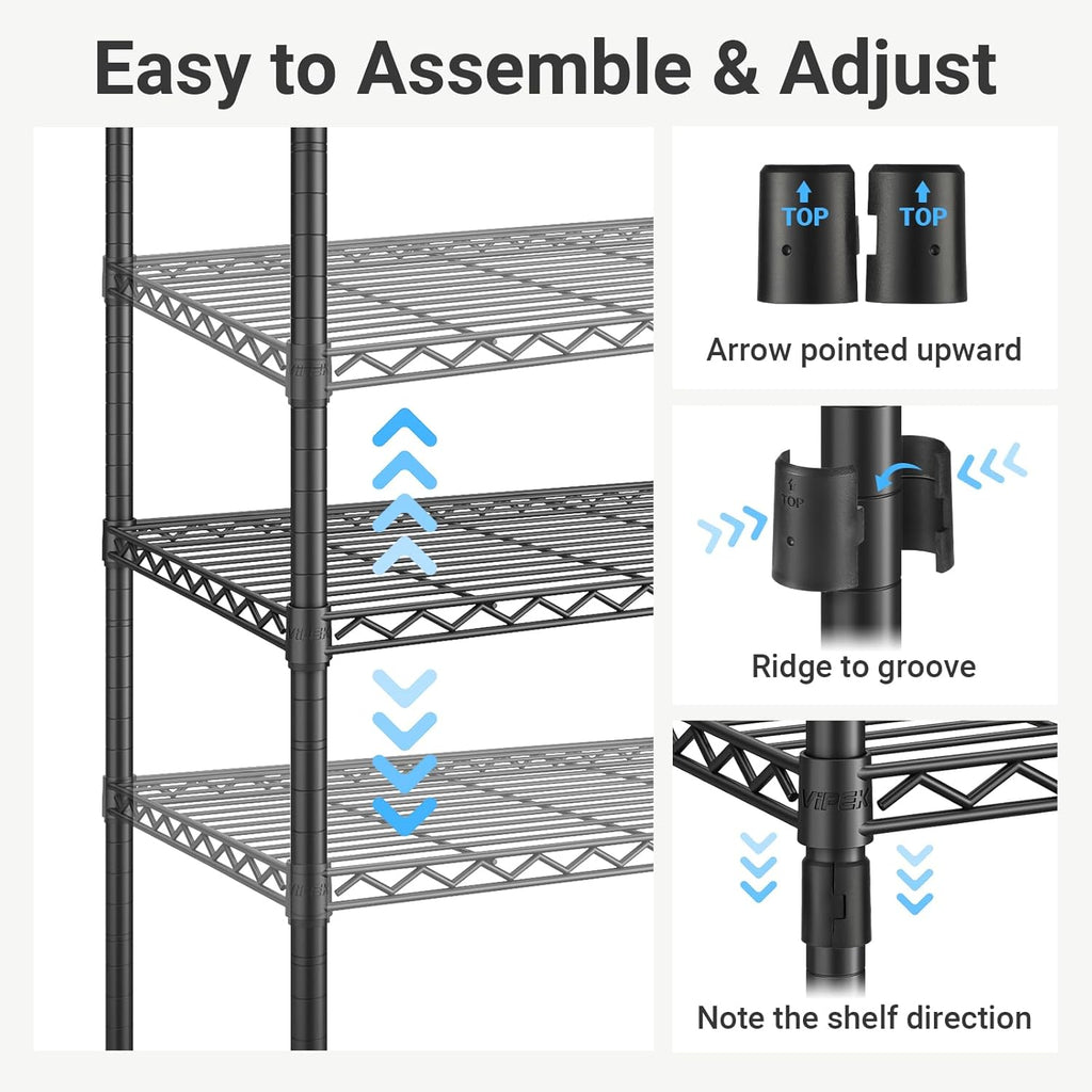 VIPEK V5C Covered Clothes Rack Heavy Duty Portable Closet Wardrobe, Freestanding White Metal